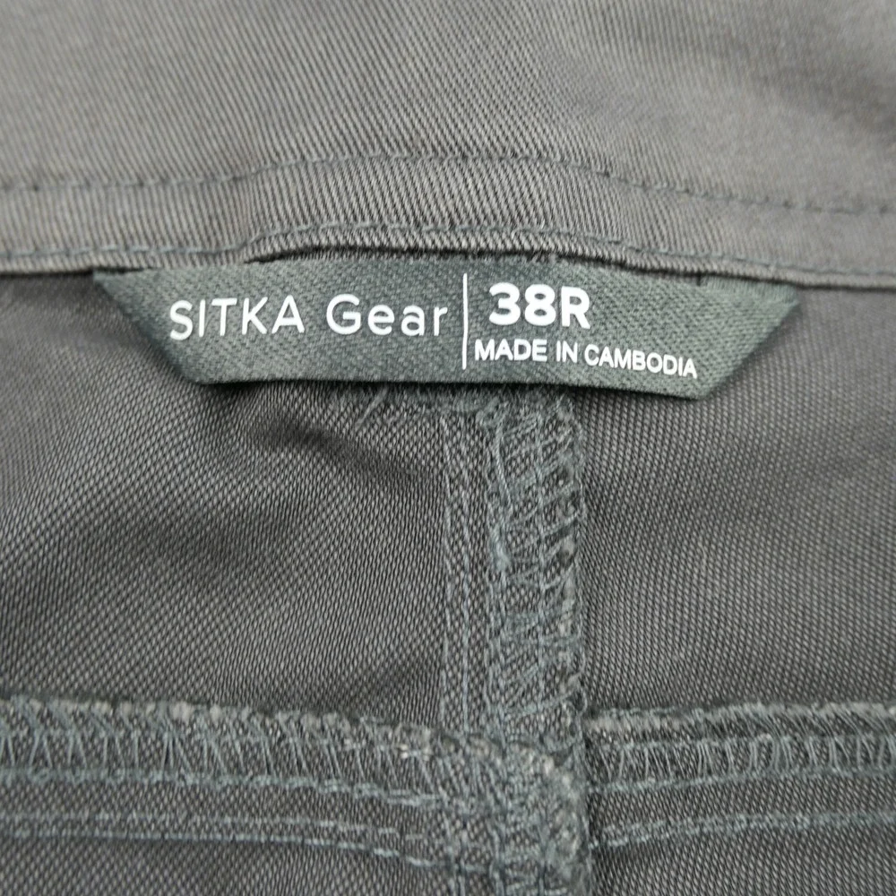 Sitka Back Forty Pant Mens 38R 38x32 Grey Stretch Outdoor Hunting Hiking Utility